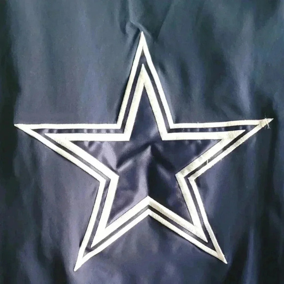 Dallas Cowboys Vintage Jacket Blue and Gray Reebok NFL Size Large - Picture 8 of 8